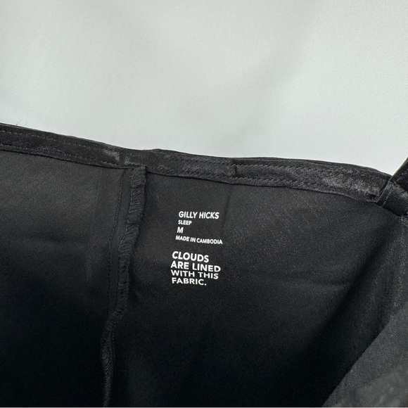 Gilly Hicks Black Satin Slip Dress – Size Medium - Picture 4 of 7